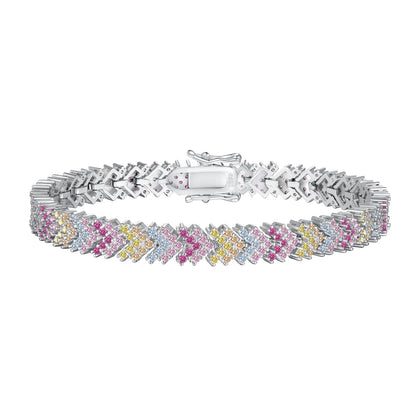 [Lumina Jewelry]Ornate Sparkling Round Cut Party Bracelet