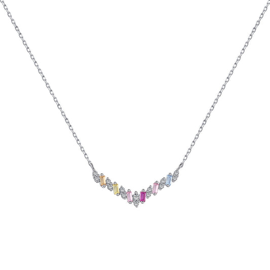 [Lumina Jewelry]Dazzling Rainbow Necklace