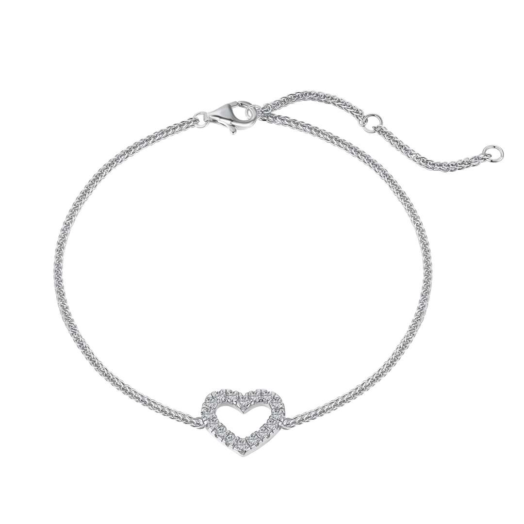 [Lumina Jewelry]Heart Shape Lover Bracelet