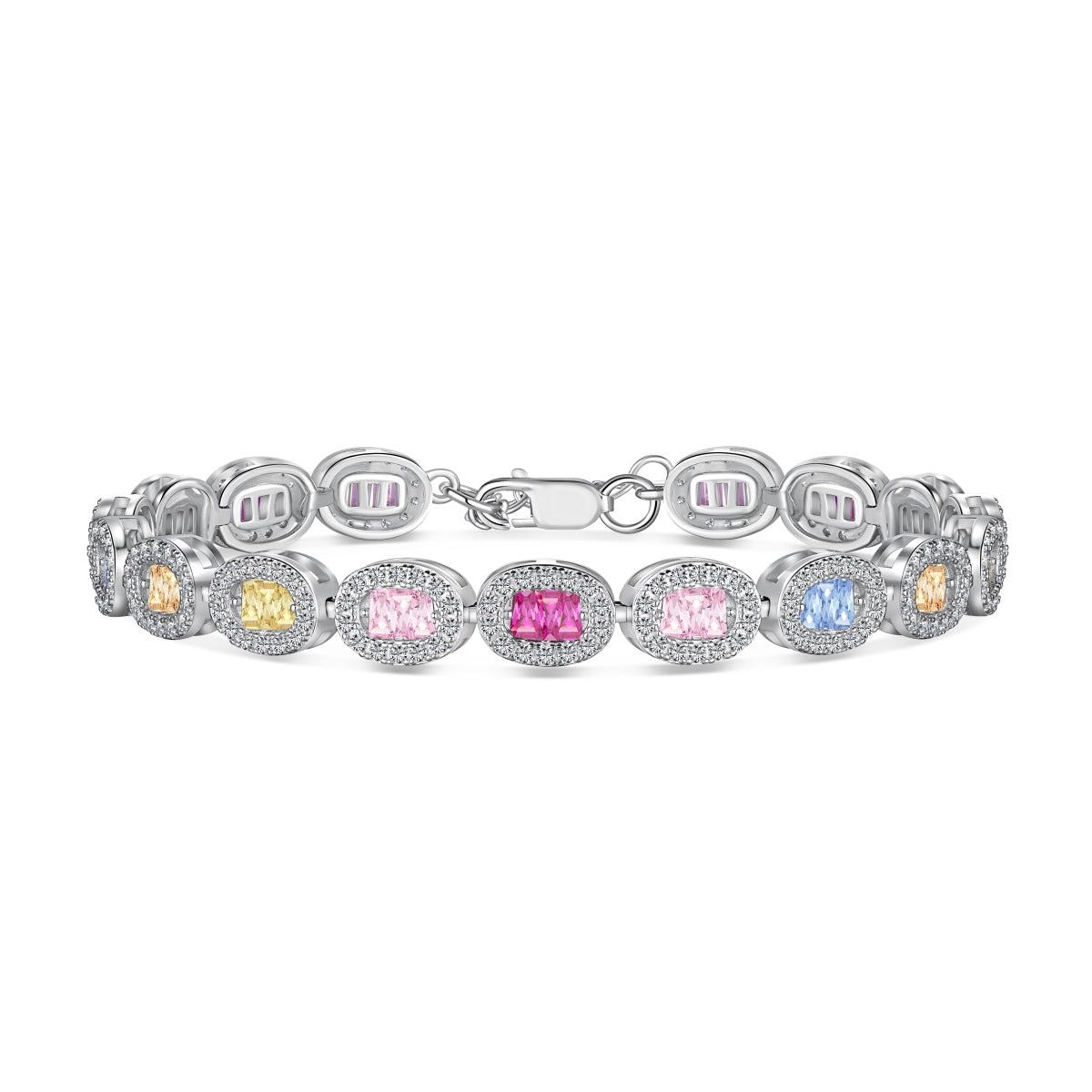 [Lumina Jewelry]Exquisite Ornate Emerald Cut Daily Bracelet