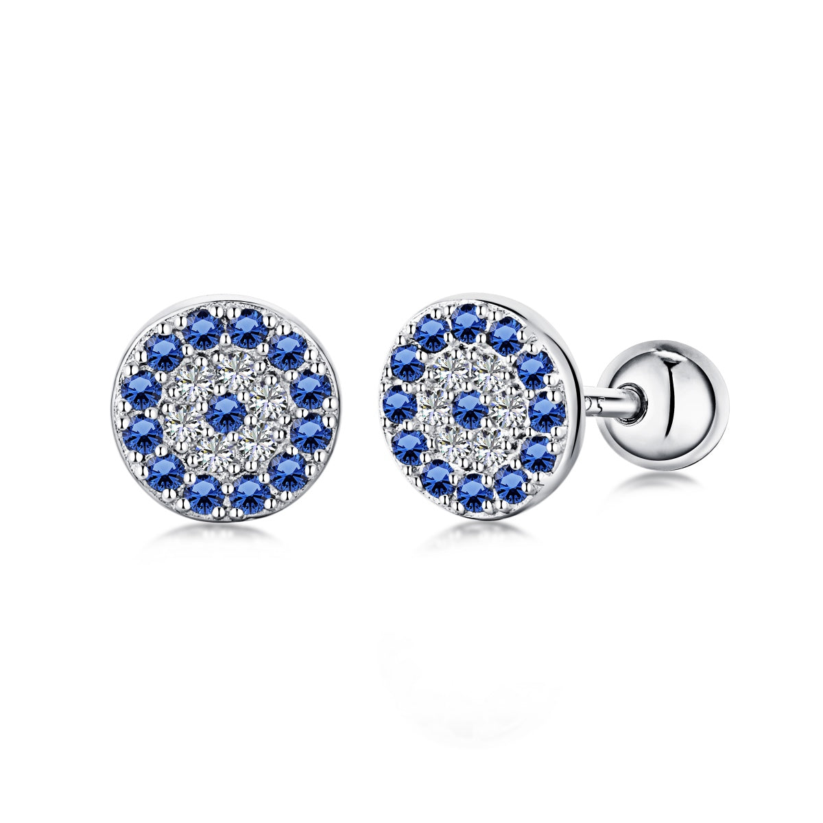 [Lumina Jewelry]Devil's Eye Ear Bone Nail Earrings