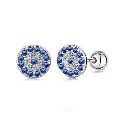 [Lumina Jewelry]Devil's Eye Ear Bone Nail Earrings