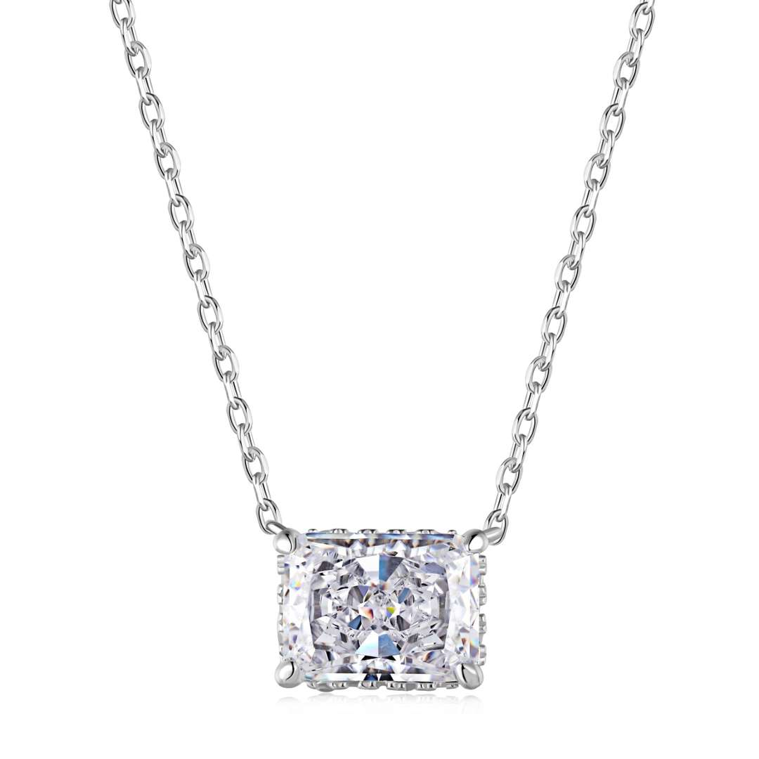 [Lumina Jewelry]Luxurious Square Shape Colorful Necalack