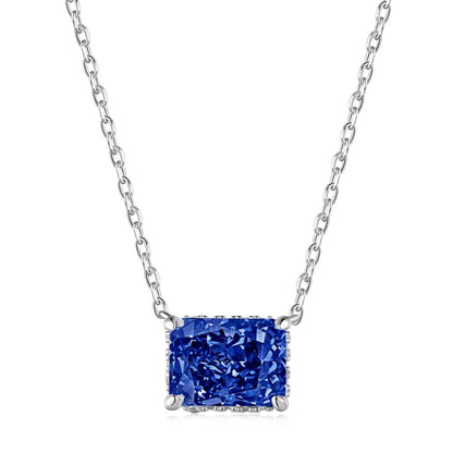 [Lumina Jewelry]Luxurious Square Shape Colorful Necalack