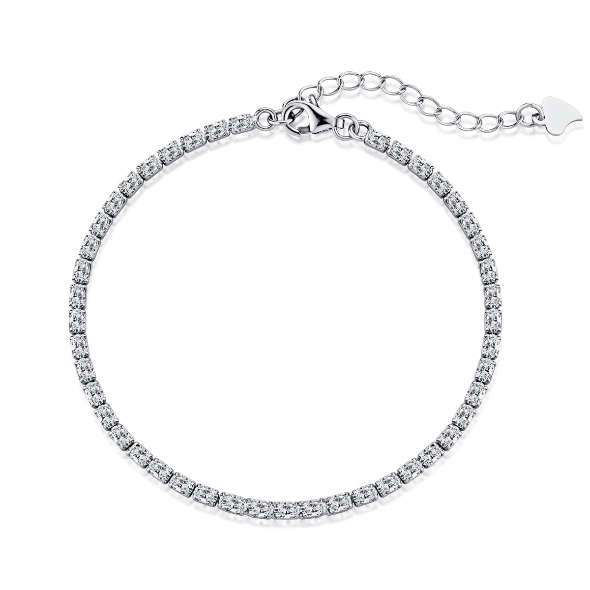 [Lumina Jewelry]Elegant Emerald Cut Daily Bracelet