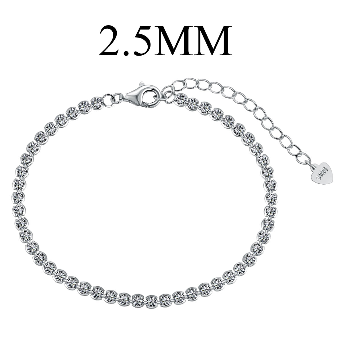[Lumina Jewelry]Dazzling Sparkling Round Cut Daily Bracelet