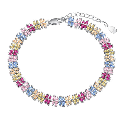 [Lumina Jewelry]Sparkling Exquisite Multi Cut Party Bracelet