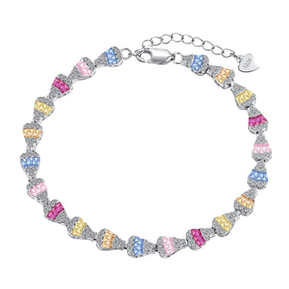 [Lumina Jewelry]Radiant Water Drop Shape Daily Bracelet