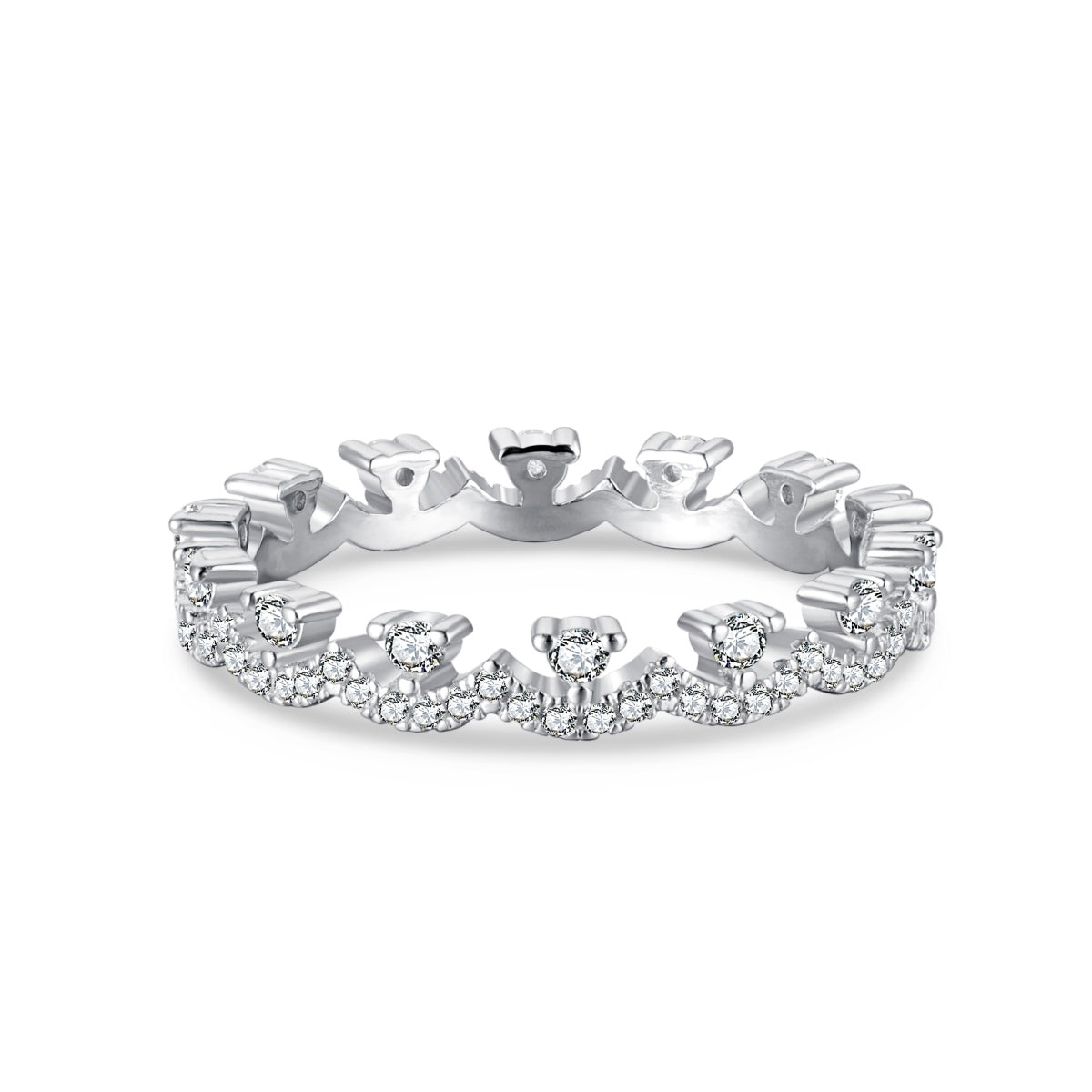 [Lumina Jewelry]Elegant Resplendent Round Shape Party Ring