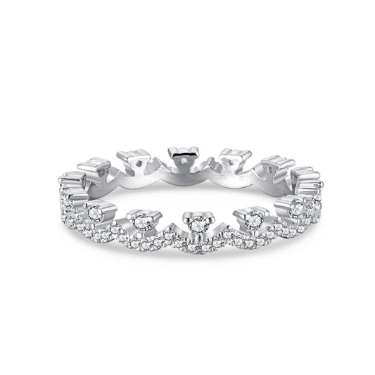 [Lumina Jewelry]Elegant Resplendent Round Shape Party Ring