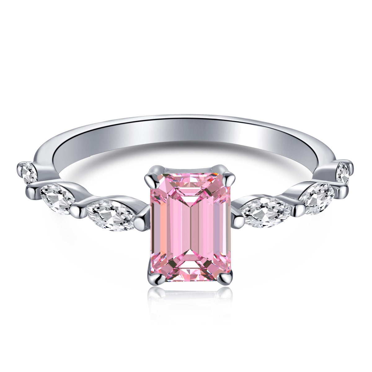 [Lumina Jewelry]1.0 Carat Dainty Resplendent Radiant Cut Daily Ring