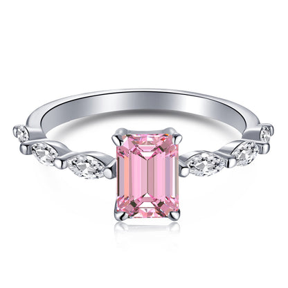 [Lumina Jewelry]1.0 Carat Dainty Resplendent Radiant Cut Daily Ring