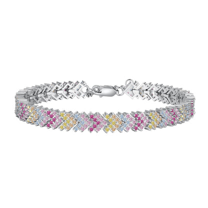 [Lumina Jewelry]Ornate Sparkling Round Cut Party Bracelet