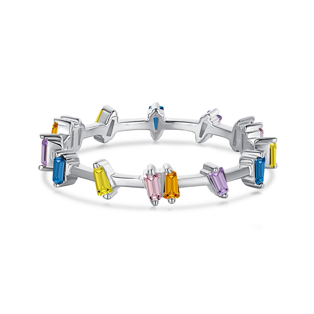 [Lumina Jewelry]Unique Trapezoid Cut Daily Ring