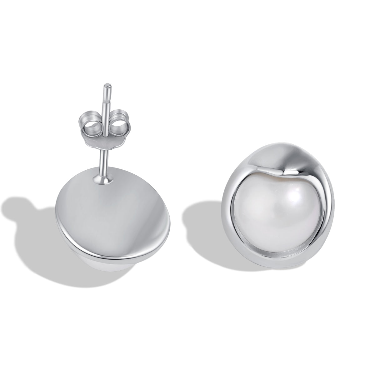 [Lumina Jewelry]Dainty Bread Pearl Earrings