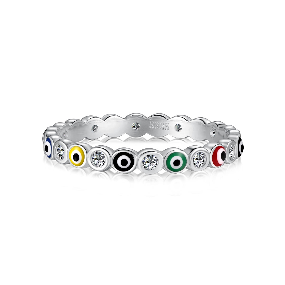 [Lumina Jewelry]Sparkling Vibrant Round Shape Daily Ring