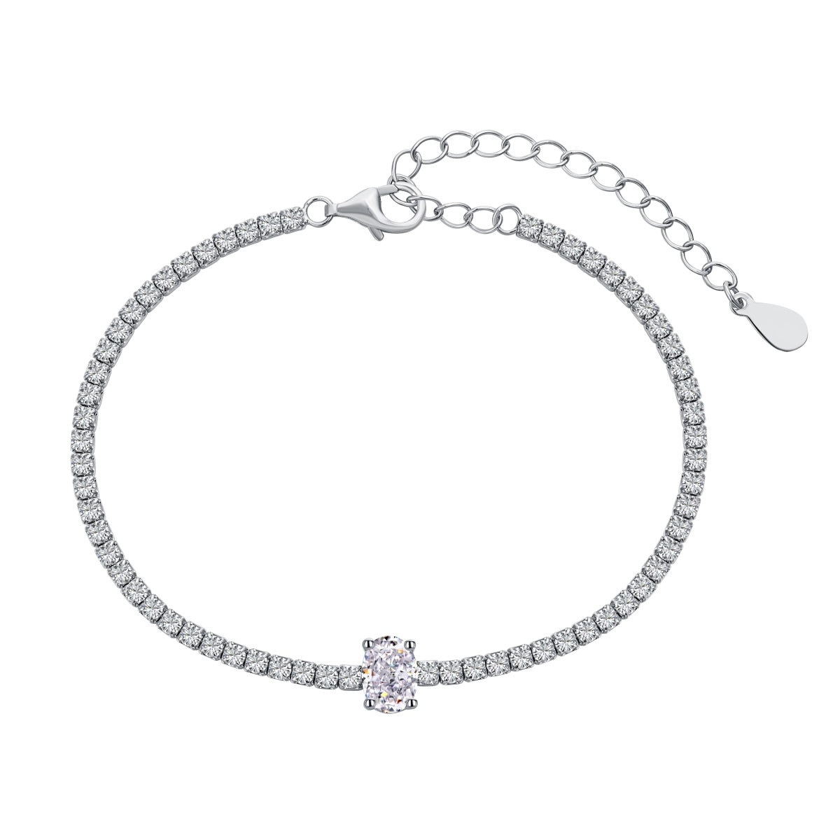 [Lumina Jewelry]0.75 Carat Exquisite Oval Cut Daily Bracelet