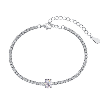 [Lumina Jewelry]0.75 Carat Exquisite Oval Cut Daily Bracelet