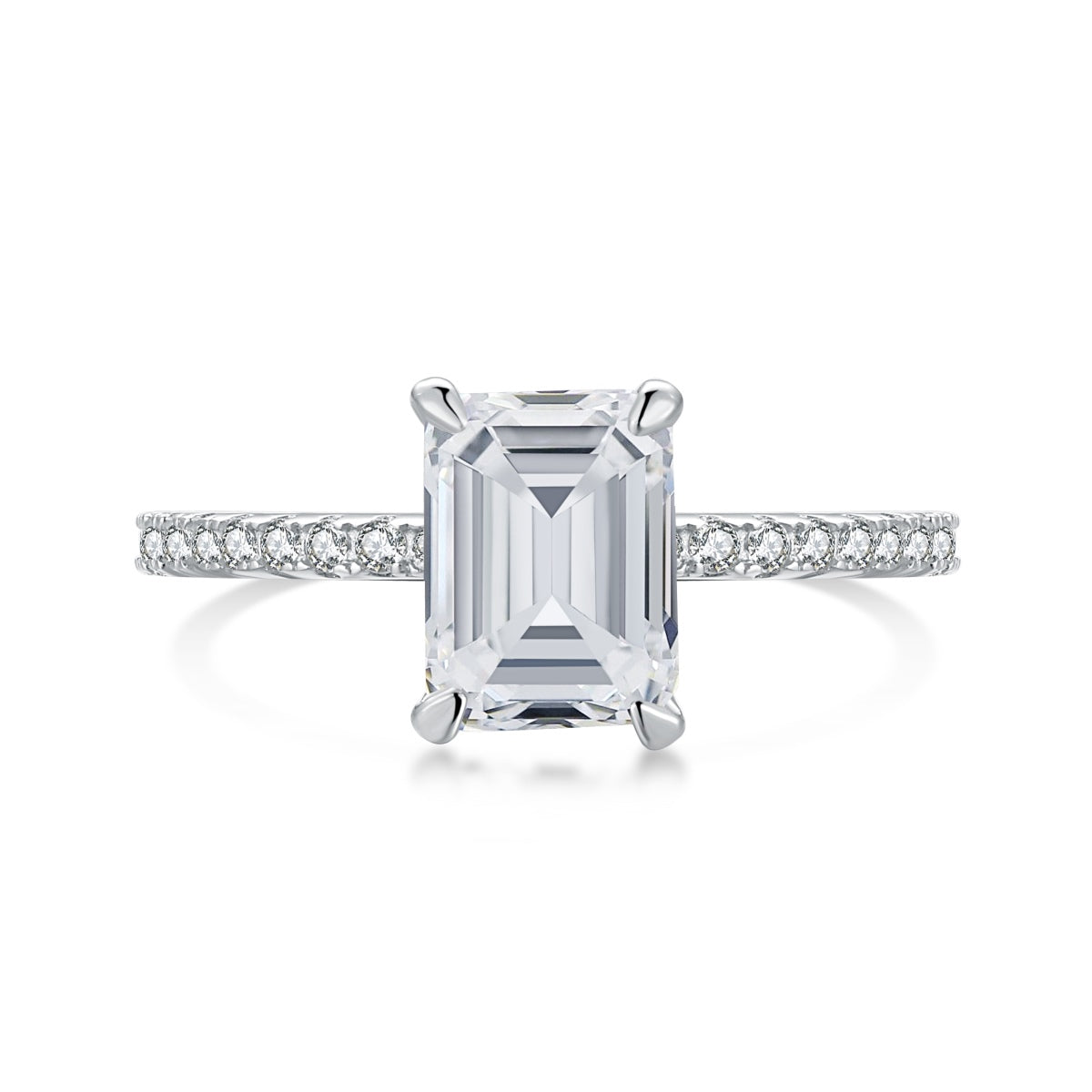 [Lumina Jewelry]2.0 Carat Scintillating Ornate Radiant Cut Party Ring