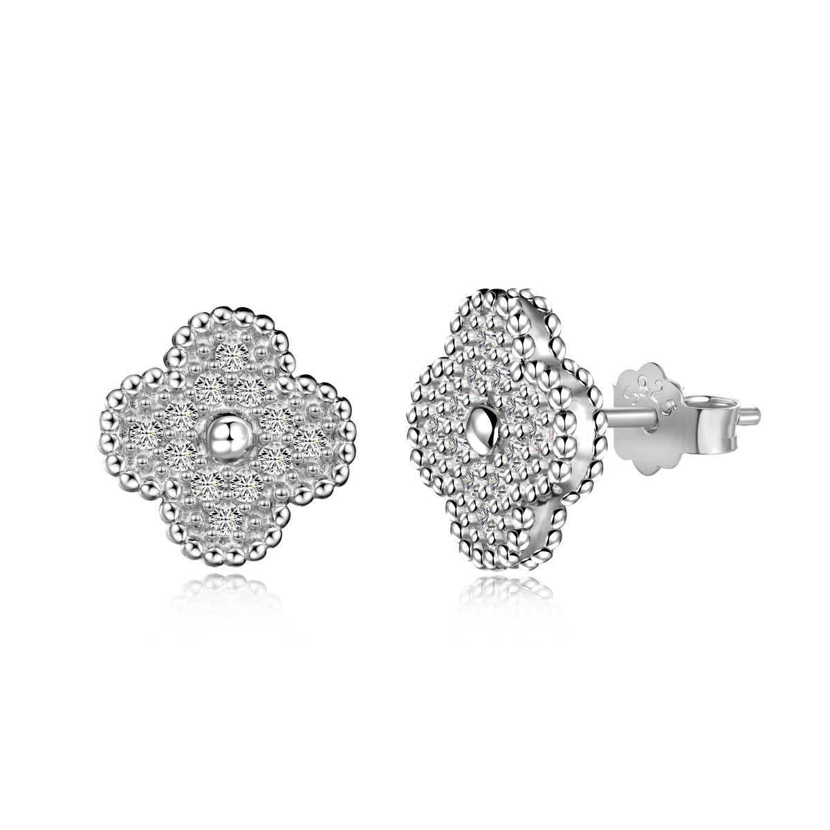 [Lumina Jewelry]Four Leaf Clover Fashion Earrings