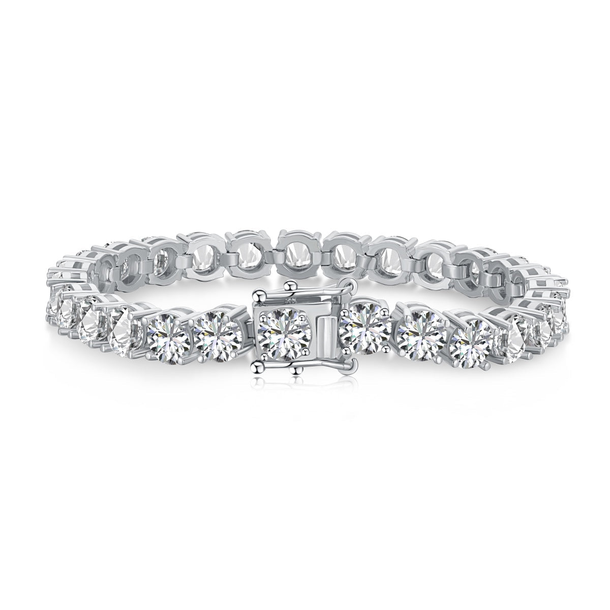 [Lumina Jewelry]0.75 Carat Dazzling Round Cut Wedding Bracelet