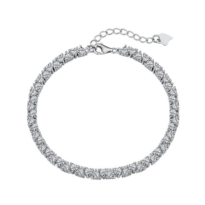 [Lumina Jewelry]Dazzling Romantic Heart Shape Lover Bracelet