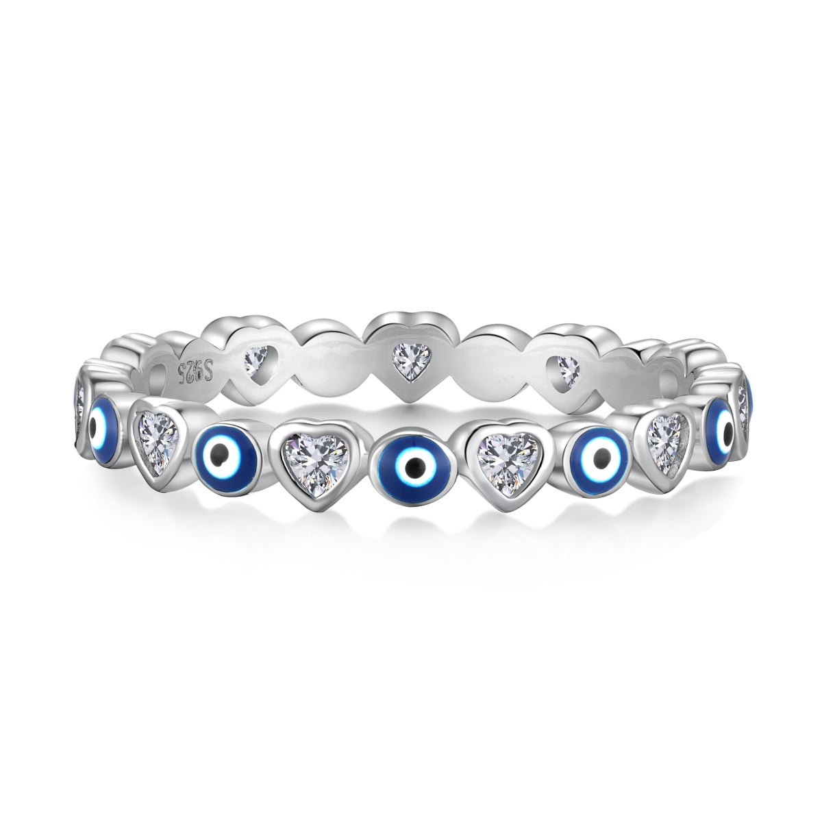 [Lumina Jewelry]Radiant Colorful Round Shape Daily Ring