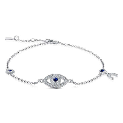 [Lumina Jewelry]Dainty Eye Shape Necklace