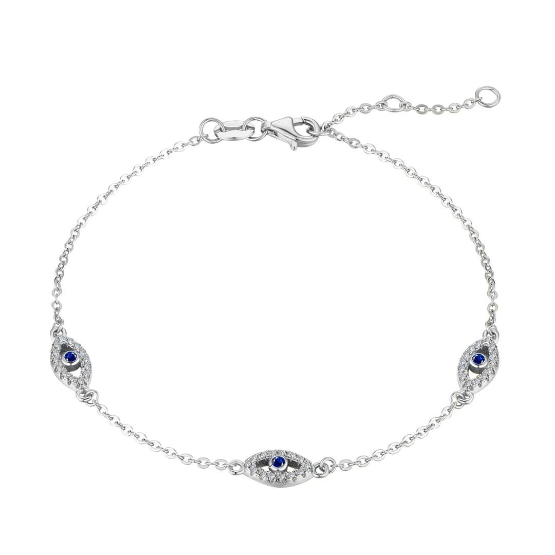[Lumina Jewelry]Evil Eye Shape Pendent Necklace