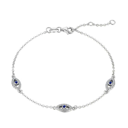 [Lumina Jewelry]Evil Eye Shape Pendent Necklace