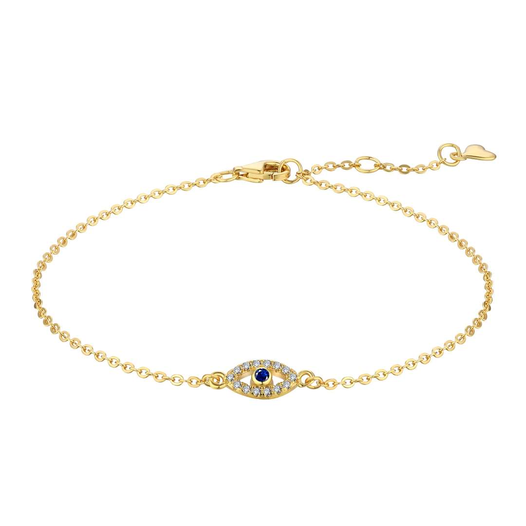 [Lumina Jewelry]Evil Eye Shape Necklace