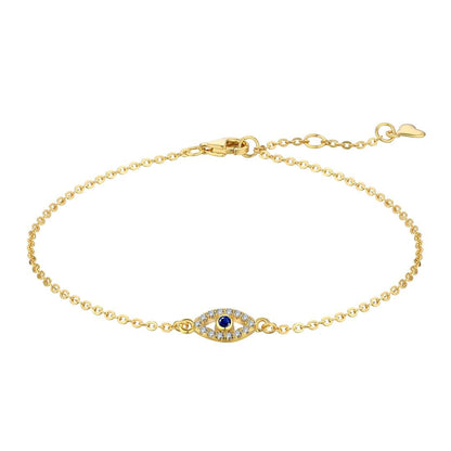 [Lumina Jewelry]Evil Eye Shape Necklace