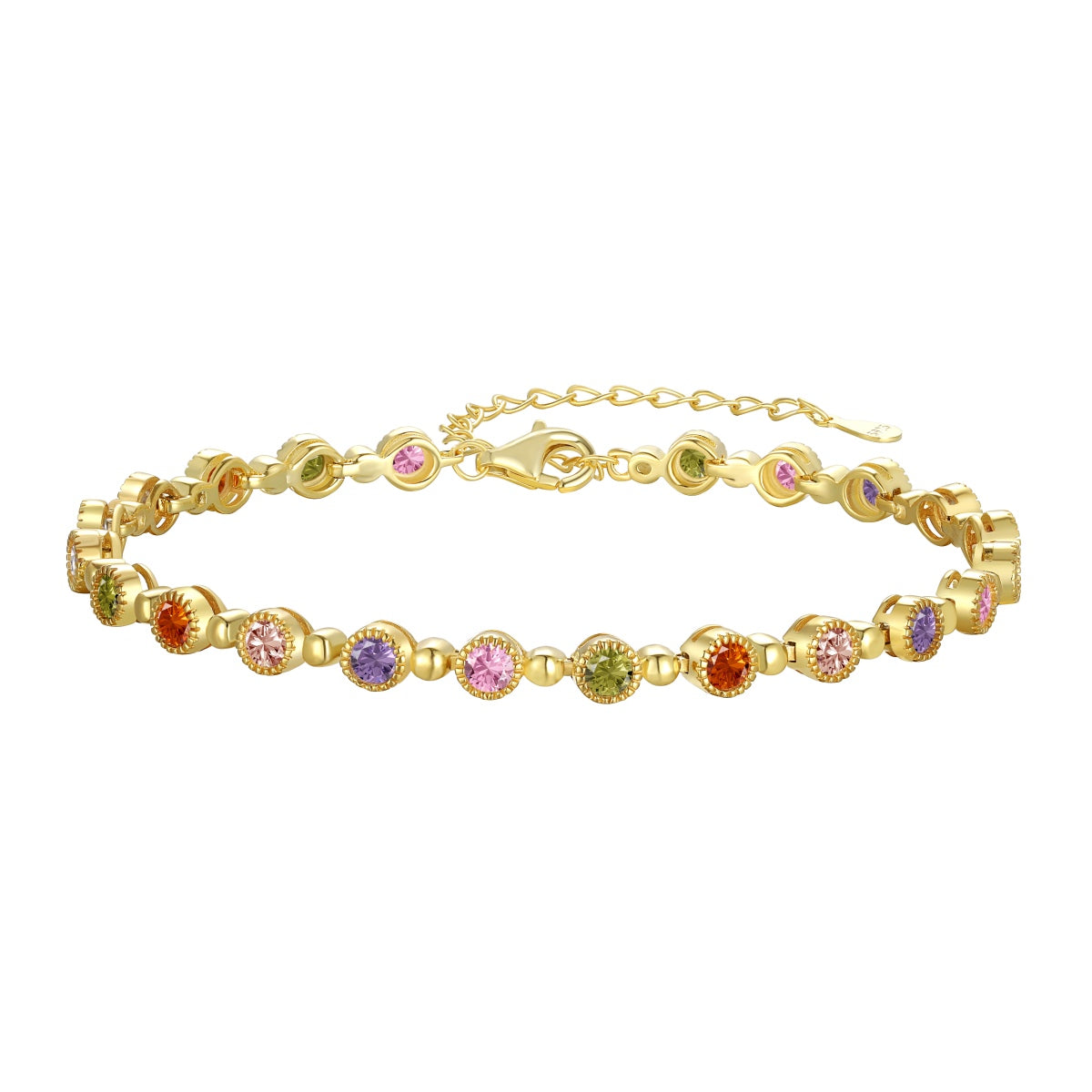 [Lumina Jewelry]Sparkling Exquisite Round Cut Party Bracelet