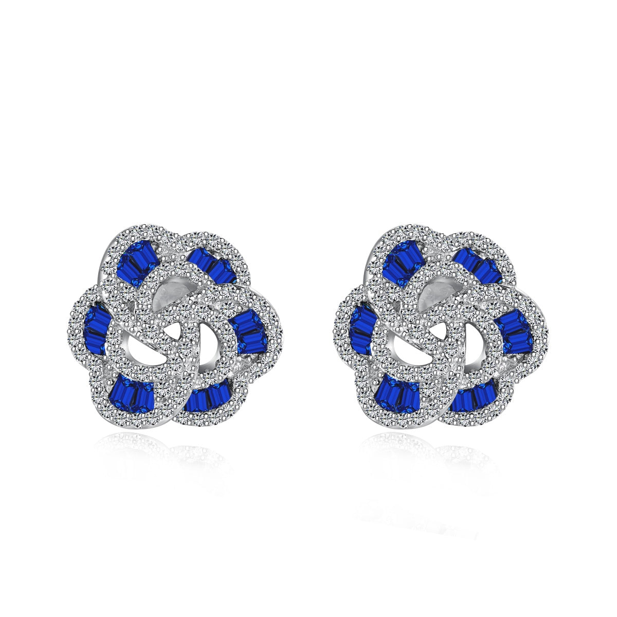 [Lumina Jewelry]Exquisite Flower Shape Daily Earrings