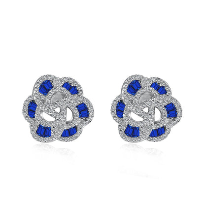[Lumina Jewelry]Exquisite Flower Shape Daily Earrings