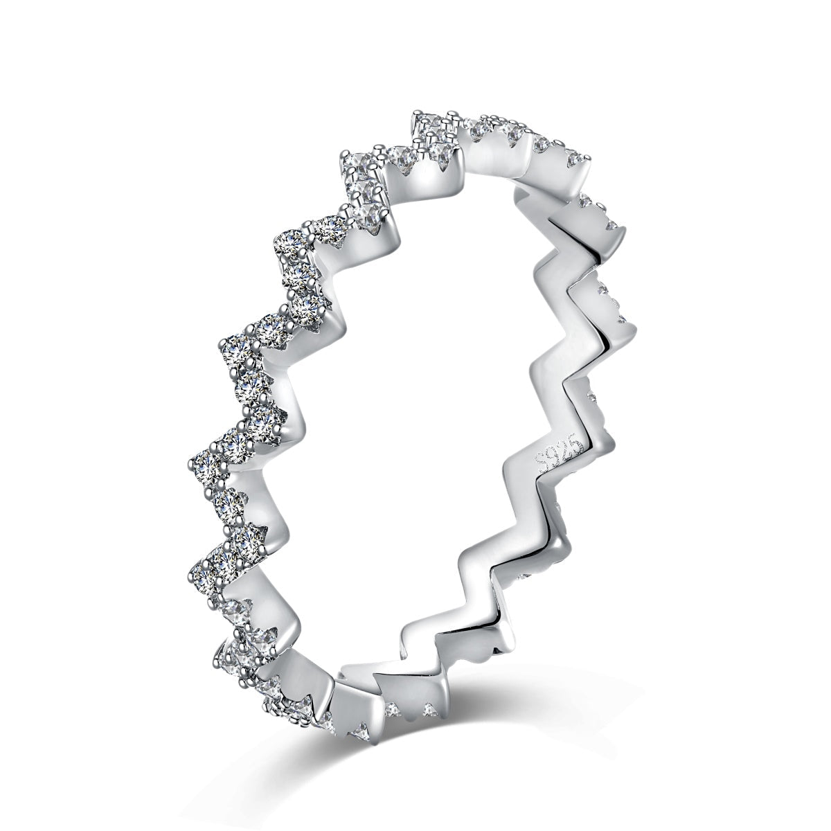 [Lumina Jewelry]Delicate Enchanting Wave Shape Daily Ring