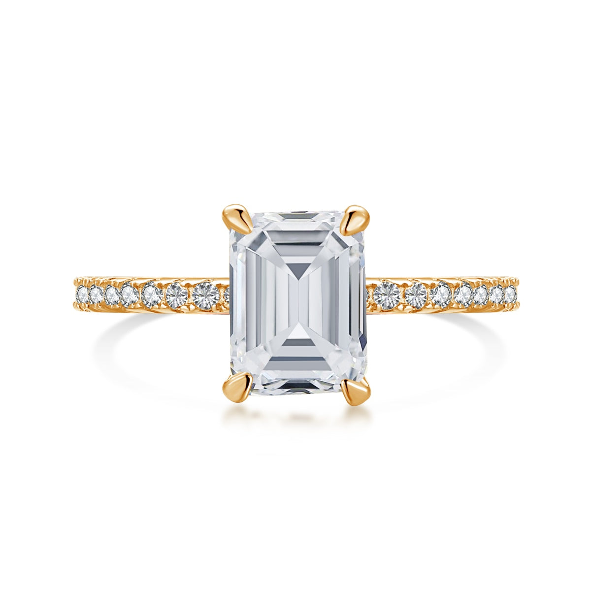 [Lumina Jewelry]2.0 Carat Scintillating Ornate Radiant Cut Party Ring