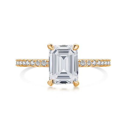[Lumina Jewelry]2.0 Carat Scintillating Ornate Radiant Cut Party Ring