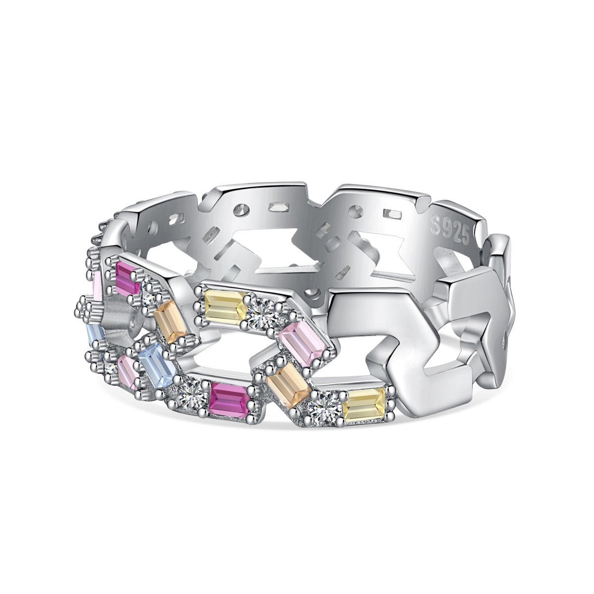 [Lumina Jewelry]Sparkling Vibrant Emerald Cut Daily Ring