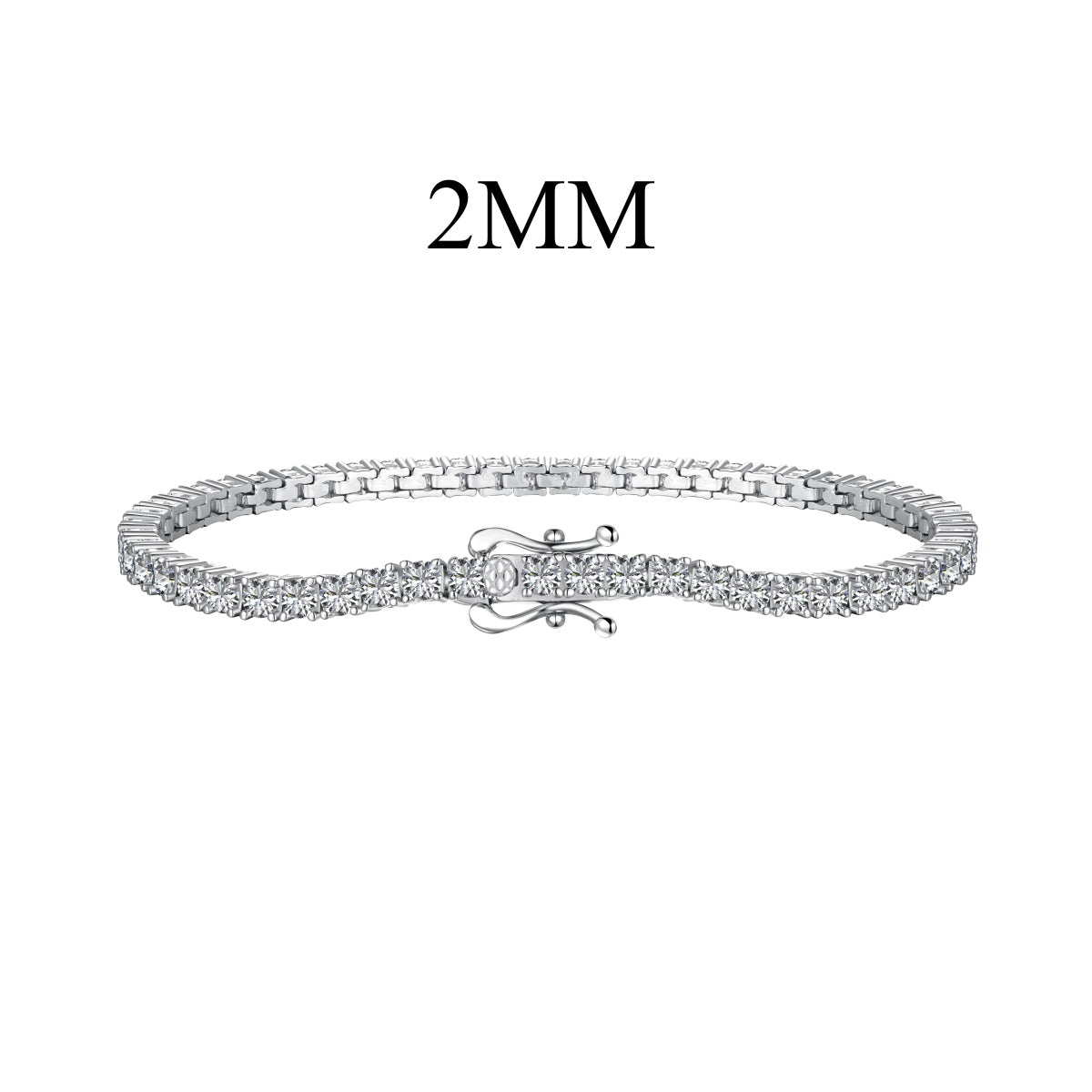 [Lumina Jewelry]Dazzling Exquisite Round Cut Daily Bracelet