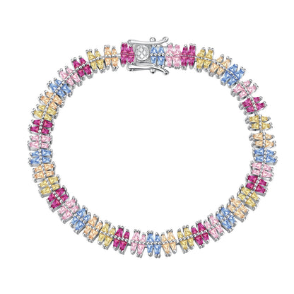 [Lumina Jewelry]Sparkling Exquisite Multi Cut Party Bracelet