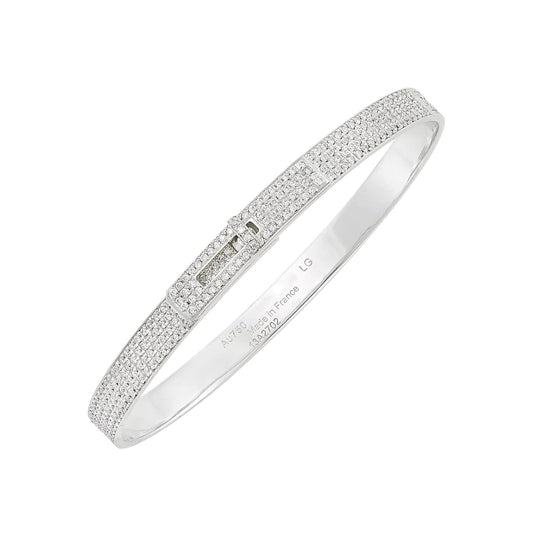 [Lumina]HM KELLY BRACELET IN SILVER AND FULL PAVE DIAMOND