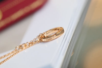 [Lumina]LOVE NECKLACE ADJUSTABLE Lumina GOLD 2 DIAMOND