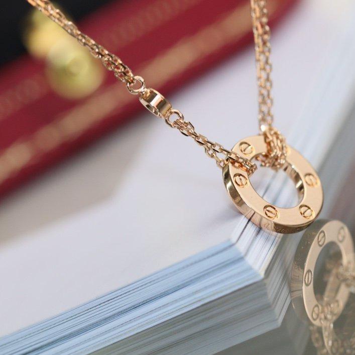 [Lumina]LOVE NECKLACE ADJUSTABLE Lumina GOLD 2 DIAMOND