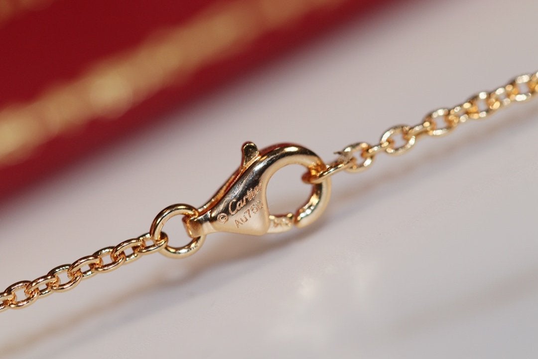 [Lumina]LOVE NECKLACE PINK GOLD AND SILVER