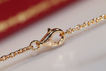 [Lumina]LOVE NECKLACE PINK GOLD AND SILVER