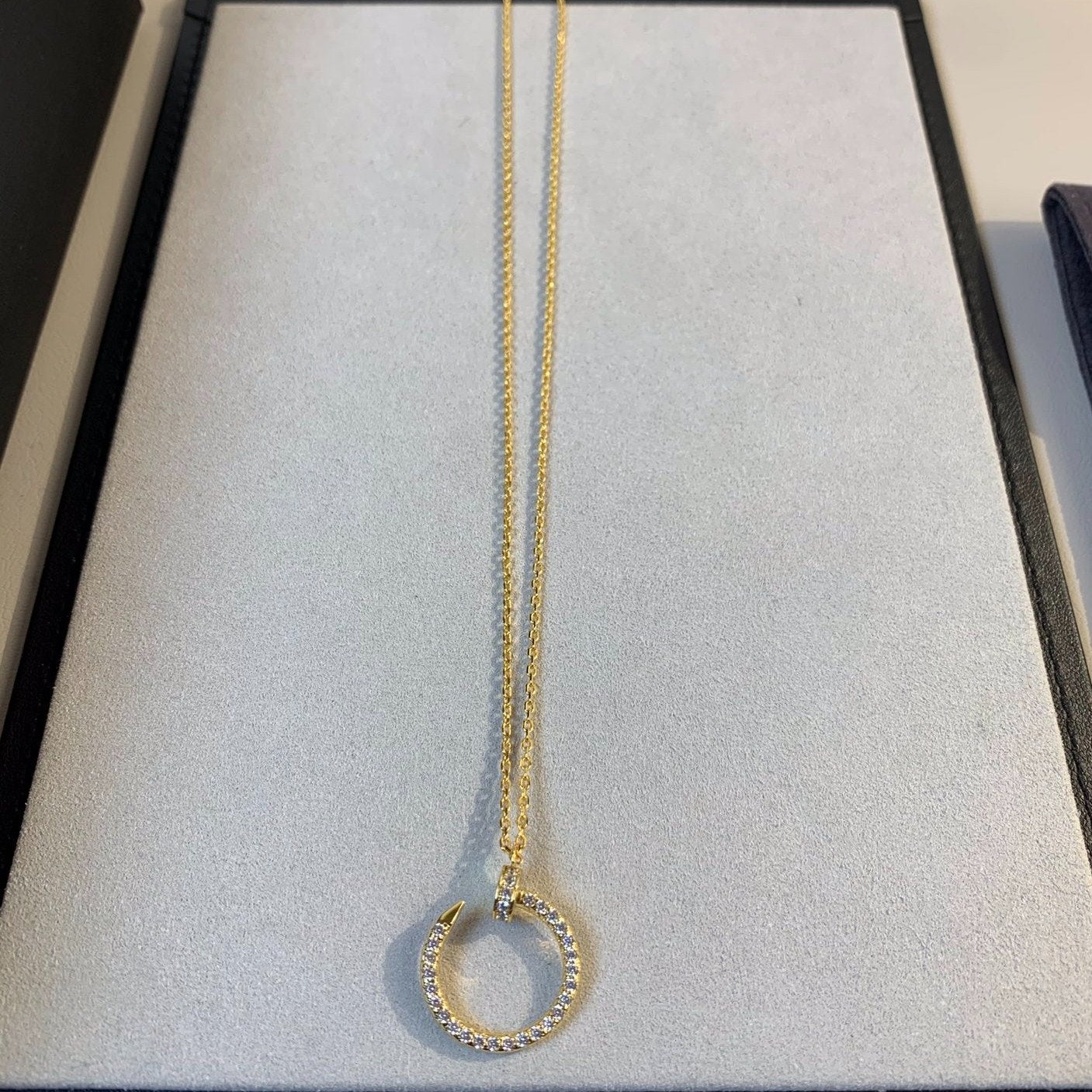 [Lumina]JUSTE NECKLACE GOLD DIAMONDS