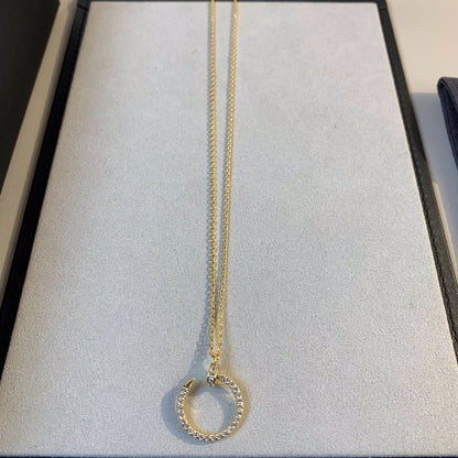[Lumina]JUSTE NECKLACE GOLD DIAMONDS