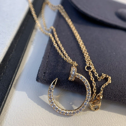 [Lumina]JUSTE NECKLACE PINK GOLD DIAMONDS