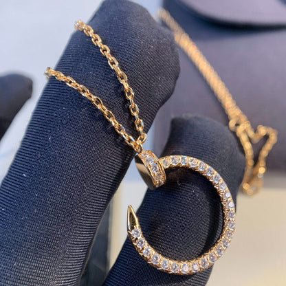 [Lumina]JUSTE NECKLACE PINK GOLD DIAMONDS
